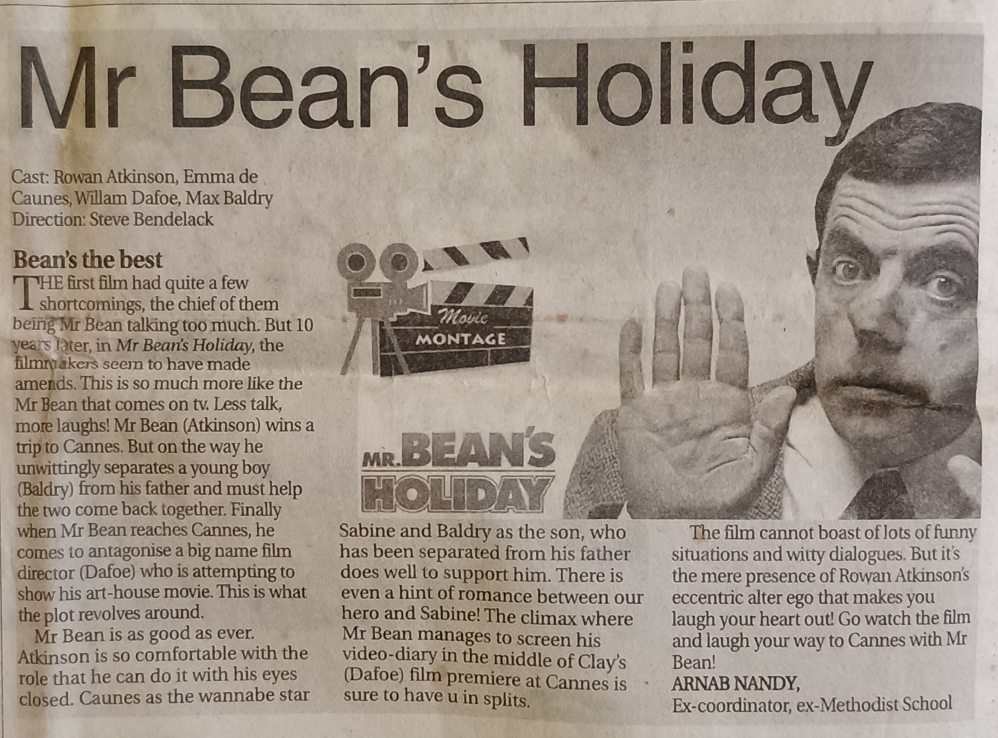 Movie montage – Mr Bean’s Holiday