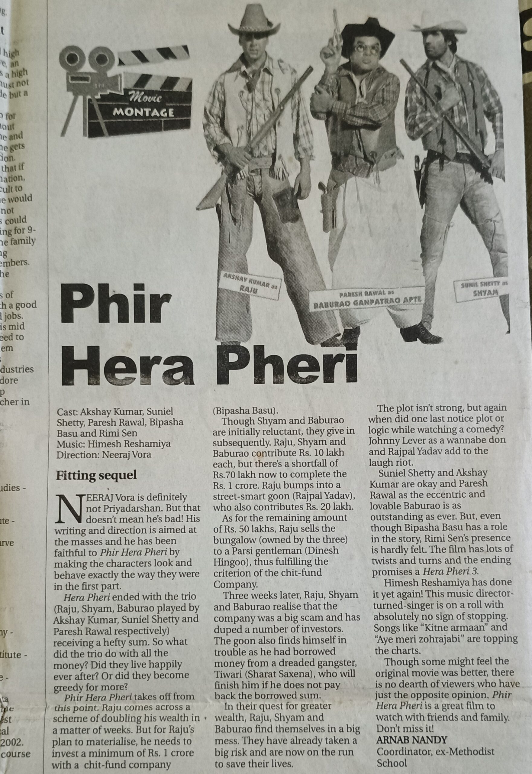 Movie montage – Phir Hera Pheri