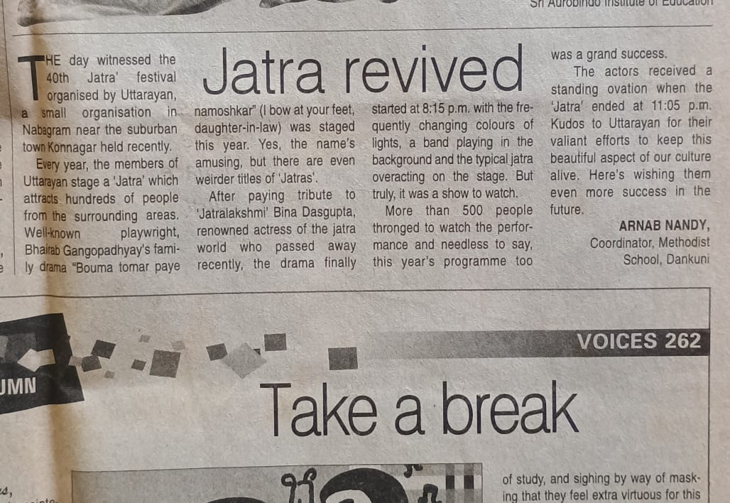 Jatra revived