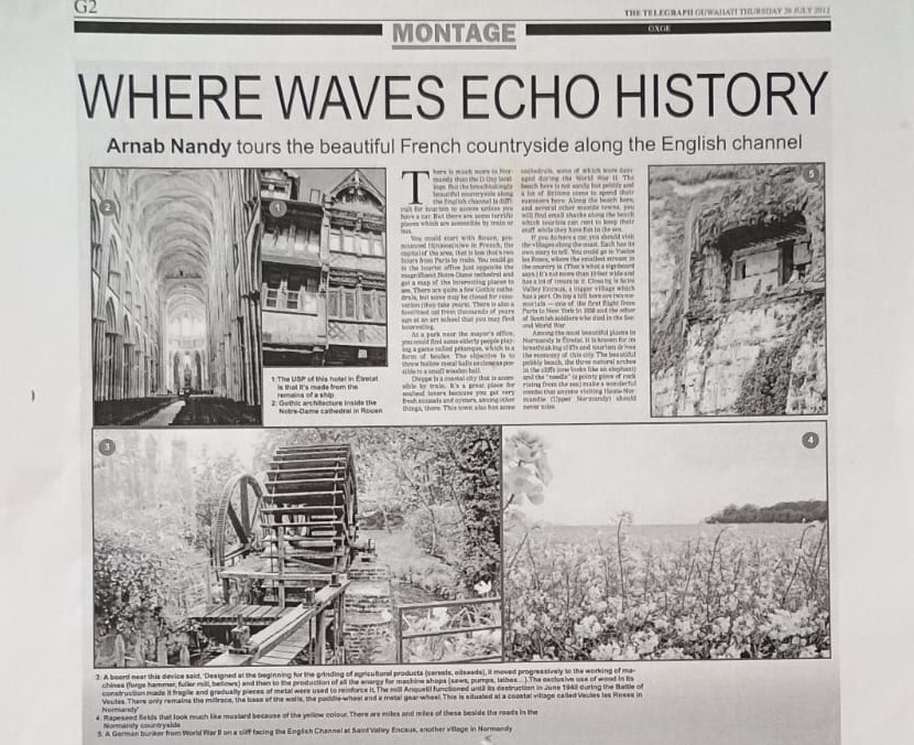 Where waves echo history